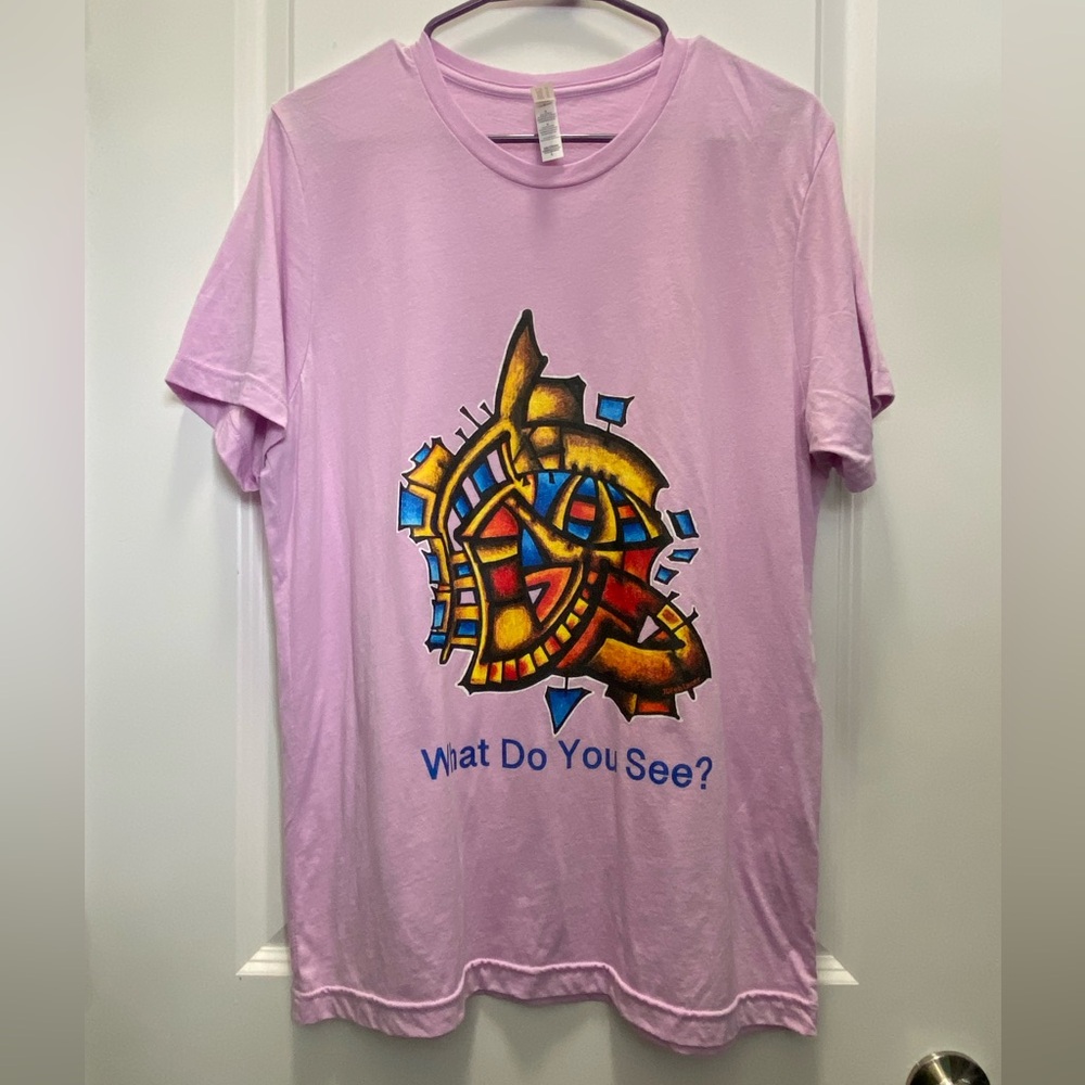 JDFehlauer Smiling Abstract Design T-Shirt